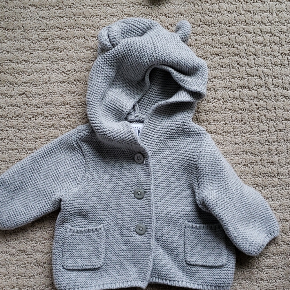 •Baby Gap hooded cardigan